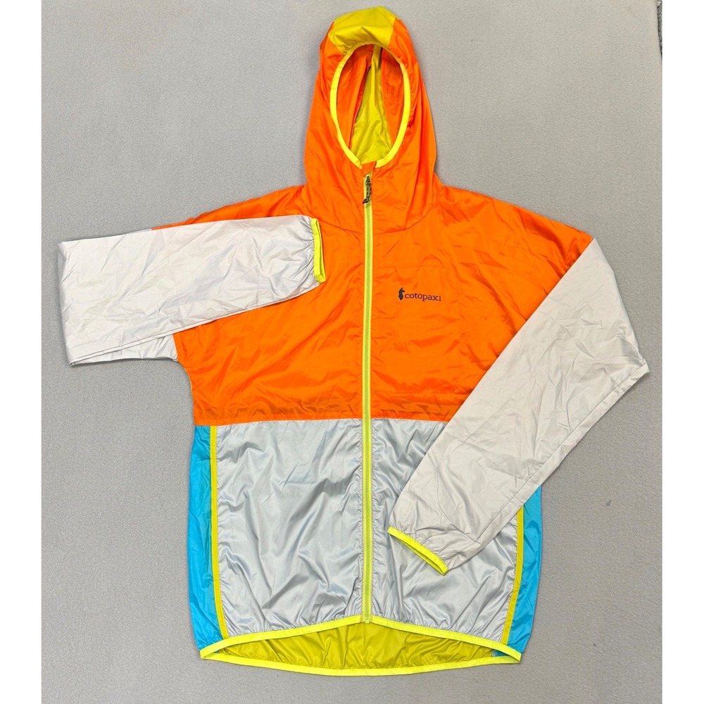 COTOPAXI Teca Full Zip Windbreaker Unisex Womens L Mens M Colorblock Hood